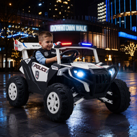 Voiture électrique pour enfants avec suspension à ressorts, amortissement par airbag, confort de conduite silencieux, roues tout-terrain en EVA
