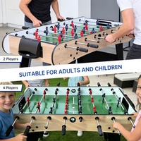 Table de baby-foot de compétition de 48 pouces pour adultes et enfants, avec 2 ballons, idéale pour la maison, le bureau ou la salle de jeux