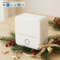 Mini imprimante de poche pour la veille de Noël, vente en gros, cadeau en vrac, imprimante photo thermique sans BPA pour enfants, imprimante de poche sans fil 800 mAh