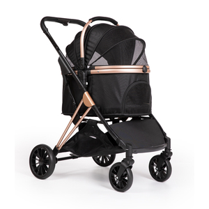 Carrello portatile per cani e animali da compagnia scatola per cuccioli da viaggio Jumeau Poussette Jouet <span class=keywords><strong>Bebe</strong></span> <span class=keywords><strong>Confort</strong></span> El Mejor Cochecito 3 en 1 - Product Image 1