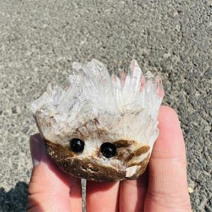 Commercio all'ingrosso naturale di alta qualità trasparente cristallo di quarzo cluster riccio reiki cristallo <span class=keywords><strong>groot</strong></span> per la decorazione dei regali - Product Image 2
