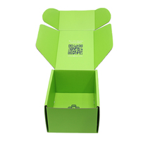 Caja de correo verde personalizada de ventas directas de fábrica fuerte con laminación mate para envío