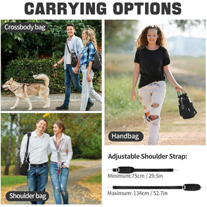 Vendita calda portatile isolato Set di bottiglie d'acqua pieghevole Multi-borsa bocca a spalla singola a tracolla accessori per bicchieri d'acqua - Product Image 6