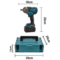 Clé à chocs industrielle sans fil à batterie lithium 21V, charge sans fil, couple de 1500 Nm, outil pour réparation automobile