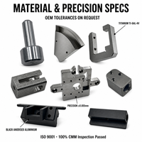 Usinage CNC, tournage, fraisage CNC personnalisé, service OEM, pièces en titane et aluminium anodisées 5 axes