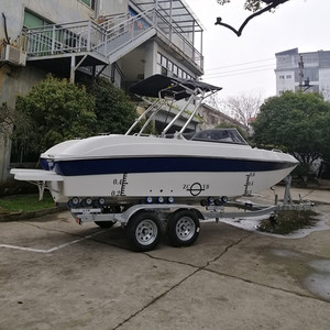 Bateau Flit certifié CE, 5,8 m, bateau sportif à grande vitesse en fibre de verre avec moteur, vente flash - Product Image 5