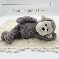 25cm Doux Mignon Zoo Animal Singe Bébé Poupée Trucs Animaux Kawaii Singe En Peluche Jouet
