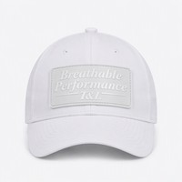 Casquette de baseball personnalisée en PVC 3D imperméable, 6 panneaux, tissu en maille structurée, unisexe, pour sports de plein air, motif feuille ethnique