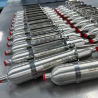 Cylindre d'échantillon en acier inoxydable sans soudure NAI LOK pour conteneur de laboratoire de gaz, cylindre de gaz de 500 ml