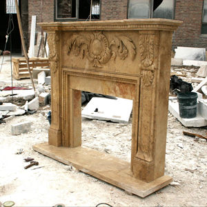 Chimenea de mármol moderna francesa antigua Chimenea de estilo <span class=keywords><strong>romano</strong></span> antiguo europeo personalizado para casas de lujo - Product Image 3
