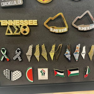 Offre Spéciale veste sac à dos gratuit Palestine carte broche luxe femmes broches drapeau broche Badge pour la décoration - Product Image 4
