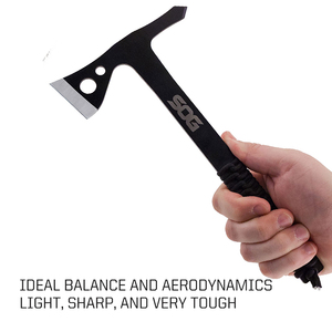 SOG Lot <span class=keywords><strong>de</strong></span> 3 haches tactiques en acier monobloc avec fourreau en nylon, hache <span class=keywords><strong>de</strong></span> survie polyvalente avec poignées enveloppées <span class=keywords><strong>de</strong></span> paracorde (TH1001-CP) - Product Image 3