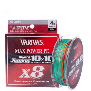 VARIVAS Original 300/600m PE Line MAX POWER10 * 10 Multicolore Bateau Mer Pêche Fer Plaque <span class=keywords><strong>Fil</strong></span> - Product Image 1