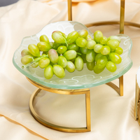 Support à gâteaux à étages Gehong de luxe en acier inoxydable avec assiettes en acrylique, design moderne, durable, taille personnalisable, pour mariage
