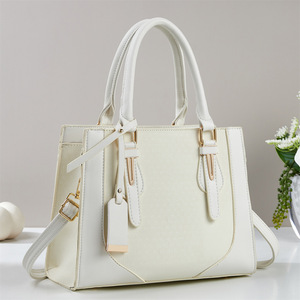 B648726YO Bolso de hombro para mujer, forro de poliéster, cuero <span class=keywords><strong>PU</strong></span>, cierre de cremallera, elegante y versátil, diseño portátil. - Product Image 1