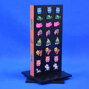 Promoción de marca, soporte de exposición de alambre de metal personalizado con estante de presentación de alimentos con clavija LCD, exhibición de tienda minorista - Product Image 3