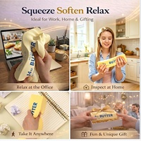KK 26CM Jumbo Squishy en forme de bâton de beurre à remontée lente, anti-stress, jouet sensoriel, jouet de fête pour tous les âges