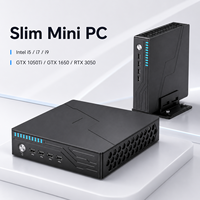 Mini PC de jeu Intel Core I9-9900T RTX 3050 6GB DDR4 64GB NVMe M.2 SSD AX210 WiFi 6E Windows 11 Pro 2.1 DP Ordinateur de bureau