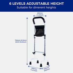 Aides à la mobilité pour personnes âgées, garde-corps domestiques, accoudoirs de lit avec éclairage, rampes d'aide à la levée pour les soins de santé - Product Image 4