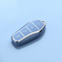 Étui de clé de voiture en TPU personnalisable de luxe, accessoires BYD, E2/E3/Song PRO/Yuan Plus/Dolphin, housse de télécommande, FOB