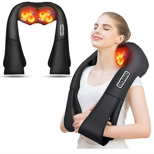 Los masajeadores para el cuello y la espalda con calor alivian el dolor muscular para el pie, las piernas, el cuerpo en la oficina, el hogar y el automóvil - Product Image 1