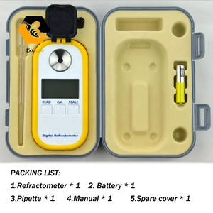 Réfractomètre à affichage numérique 0-94%, échelle Brix, teneur en sucre de miel, sucre alimentaire, réfractomètre de douceur pour les tests d'huile - Product Image 6
