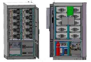 Système de stockage d'énergie avec batterie au lithium 215 kWh tout-en-un, armoire de stockage d'énergie avec réseau hybride et refroidissement par air pour usage industriel - Product Image 5