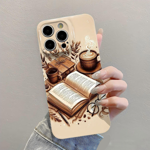 <span class=keywords><strong>Funda</strong></span> Protectora Rígida para Teléfono Móvil con Diseño Retro de <span class=keywords><strong>Libro</strong></span>, Café, Película Fotográfica, para <span class=keywords><strong>iPhone</strong></span> 8, X, Xr, Xs, 11, 12, 13, 14, 15, 16, 17 Pro Max - Product Image 2