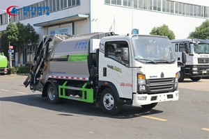 Camión Compactador de Basura con Placa Hidráulica de Empuje de 6CBM, Alta Relación de Compresión - Product Image 5