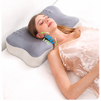 Oreiller cervical de luxe personnalisé en mousse à mémoire de forme, design ergonomique papillon, contour ergonomique, housse lavable, pour dormeurs latéraux, soulagement des douleurs cervicales et dorsales