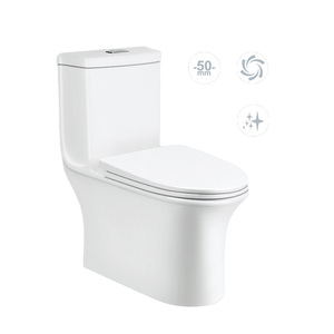 Pour Medyag toilette moderne monobloc à double chasse OEM articles sanitaires en céramique 300mm 400mm excès de tourbillon Inodoro Siphon <span class=keywords><strong>Jet</strong></span> Design moderne - Product Image 2