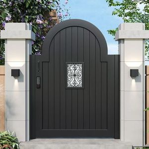 <span class=keywords><strong>Portail</strong></span> Coulissant Électrique de Luxe en Aluminium, Étanche, Écologique, Antirouille, Facile à Assembler pour Allées, Maisons, Villas, Jardins, Garages - Product Image 6