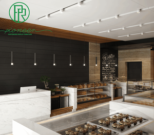 Vitrina de pastelería personalizada de alta gama, armario de vidrio para postres, Mostrador de pan, exhibición para tienda de panadería - Product Image 2