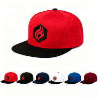 Casquettes Snapback Personnalisées avec Logo de Marque Brodé en 3D, Lettres Haute Définition, Blocs de Couleurs, Casquettes Snapback Personnalisées OEM ODM, Chapeaux Tendance
