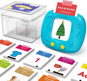 Tableta <span class=keywords><strong>de</strong></span> Aprendizaje para Niños OEM, 156 Páginas, Tarjetas <span class=keywords><strong>de</strong></span> Memoria Flash con Función Tocar y Leer, 20 Juegos, Juguete Montessori, Alfabeto, Fonética, Matemáticas, Colores, Formas, Canciones - Product Image 4