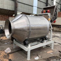 Pabrik komersial Stainless Steel daging bumbu bumbu Drum Mixer skala besar Rotary barel murah makanan prosesor