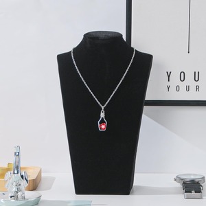 Expositor de Collares de Terciopelo Negro, Soporte Organizador de Joyas para el Hogar o Tienda - Product Image 4