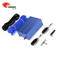 Kit de commande de soupape d'échappement pour voiture avec deux télécommandes sans fil et tuyau en silicone, ajustement universel