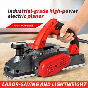 Ponceuse électrique portative multifonctionnelle HS A020 82mm pour le travail du bois, avec corps en aluminium, dégauchisseuse industrielle et domestique 220V - Product Image 3