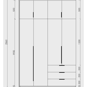 Ưu đãi đặc biệt phổ biến yubai hiện đại tối giản màu rắn thân thiện với môi trường tiết kiệm không gian tấm cửa nhà máy bán hàng trực tiếp tủ quần áo - Product Image 5