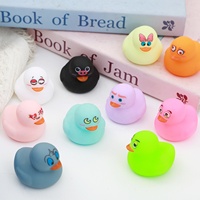 Pato Amarillo Pequeño de la Serie Batch Expression, Juguete para Nadar y Bañarse, con Sonido al Apretar, para Piscina Infantil, con Impresión de Logotipo
