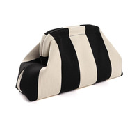 Nouveautés : Sacs de maquillage en forme de nuage tissé pour femmes, pochettes colorées en crochet, sacs à main, pochettes de plage d'été