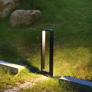 Lámpara de jardín de aluminio impermeable IP65 moderno Hotel hogar Decoración al aire libre bolardo poste camino Led Luz de césped - Product Image 2