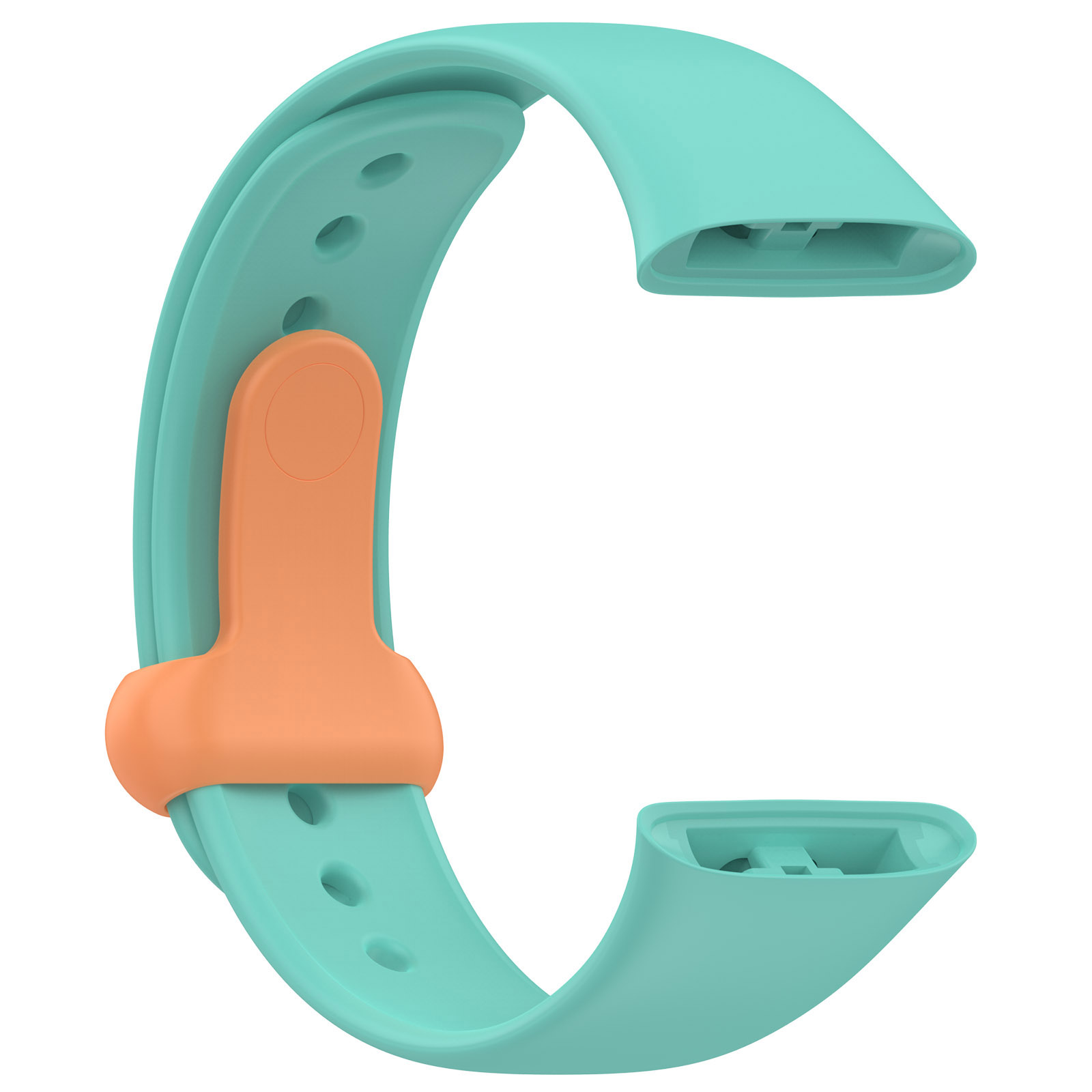 Mint green +orange Buckle