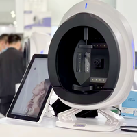 Machine d'analyse cutanée 3D IA en instance de brevet, 8 spectres, 36 millions de pixels haute définition, détection par intelligence artificielle, diagnostic facial