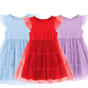 Abiti estivi per bambine 2025 nuovo abito da bambina Tulle di alta qualità festa di compleanno per bambine dolce vestito da principessa - Product Image 4
