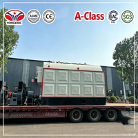 DZH2.0-1.25 Boiler Uap Industri Efisiensi Tinggi 4.5 Ton Berbahan Bakar Biomassa