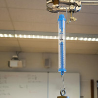 Expériences de physique Dynamomètre à cylindre Tensiomètre à cylindre Instrument d'enseignement à l'échelle à ressort Newton