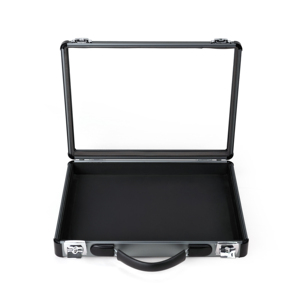 Caja de Herramientas Portátil de Alta Calidad, Estuche de Aluminio con Espuma DIY, Bisagras de Seguridad, Personalizable OEM y ODM para Almacenamiento de Herramientas con Tapa Transparente - Product Image 4