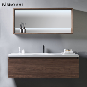 Mobile <span class=keywords><strong>Bagno</strong></span> FABIAO, Nuovo Design Personalizzato, Mobile Lavabo per <span class=keywords><strong>Bagno</strong></span>, Mobile <span class=keywords><strong>Salvaspazio</strong></span> con Specchio LED - Product Image 1